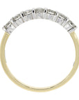 18ct Yellow Gold 0.50ct Diamond Half Eternity Ring