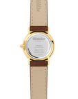 Ladies Gold PVD Herbelin Classic Watch on Leather Strap