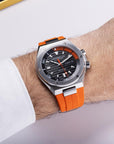 Mens Steel Herbelin Cap Camarat Diver Automatic Watch on Rubber Strap