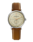 Mens Steel Herbelin Inspiration Watch on Leather Strap