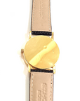 Mens 18K Gold Rolex Cellini Watch on Leather Strap