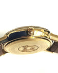 Pre-Owned Mens 18ct Gold Omega De Ville Watch on Leather Strap