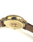 Pre-Owned Mens 18ct Gold Omega De Ville Watch on Leather Strap