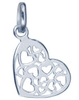 Sterling Silver Hearts Necklace