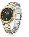 Mens 2 Colour Rotary Dress Watch on Bracelet