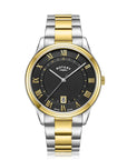 Mens 2 Colour Rotary Dress Watch on Bracelet