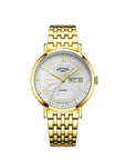 Mens Gold PVD Rotary Dress Watch on Bracelet