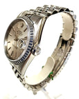 Mens Steel Rolex DateJust Perpetual Watch on Bracelet