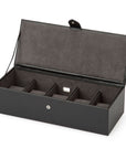 Wolf Black 5 Piece Watch Box