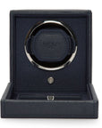 Navy Wolf Cub Watch Winder With Cover