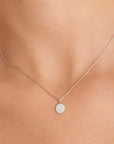 Sterling Silver Ania Haie Glam Disc Pendant Necklace