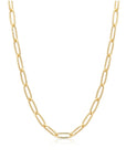 Gold Vermeil Ania Haie Paperclip Chunky Chain Necklace